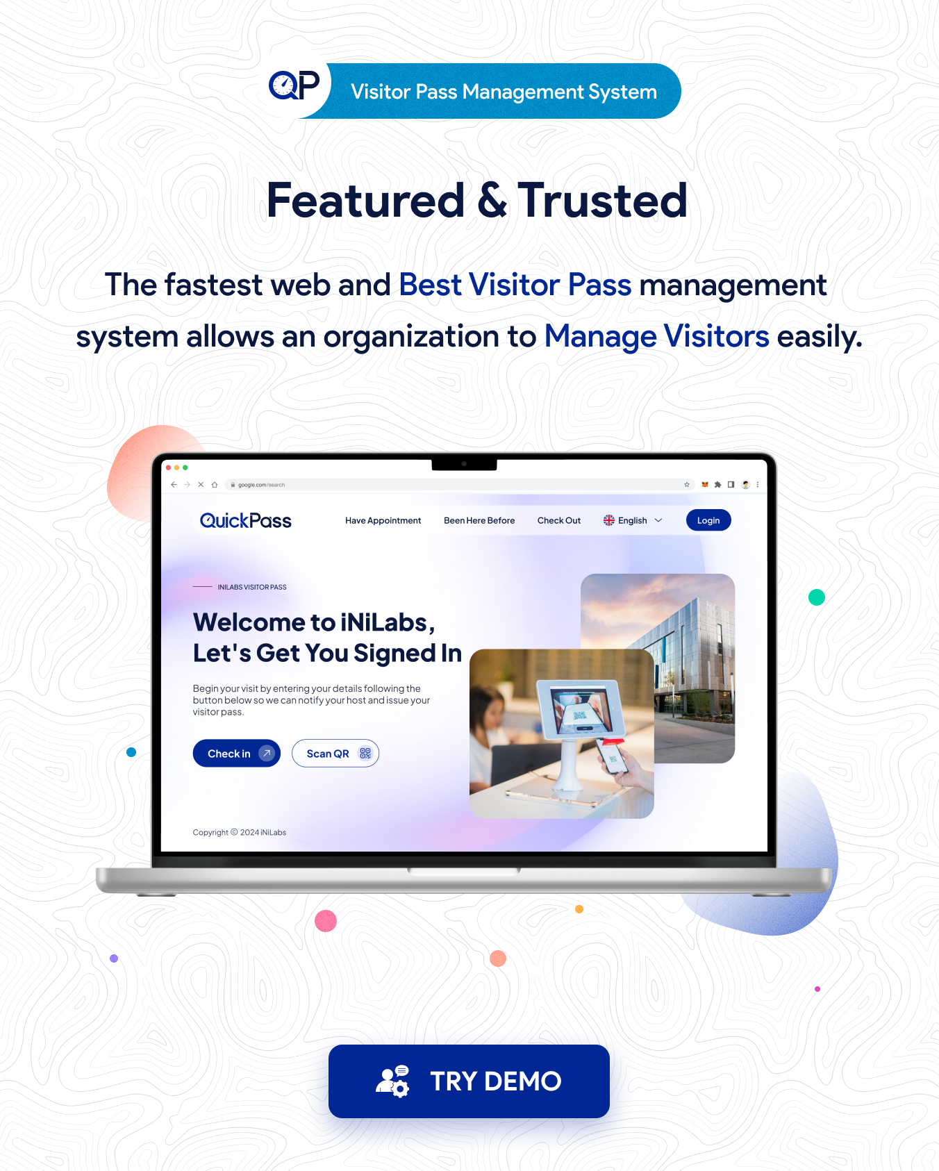 QuickPass - Appointment Booking & Visitor Gate Pass System With Qr Code