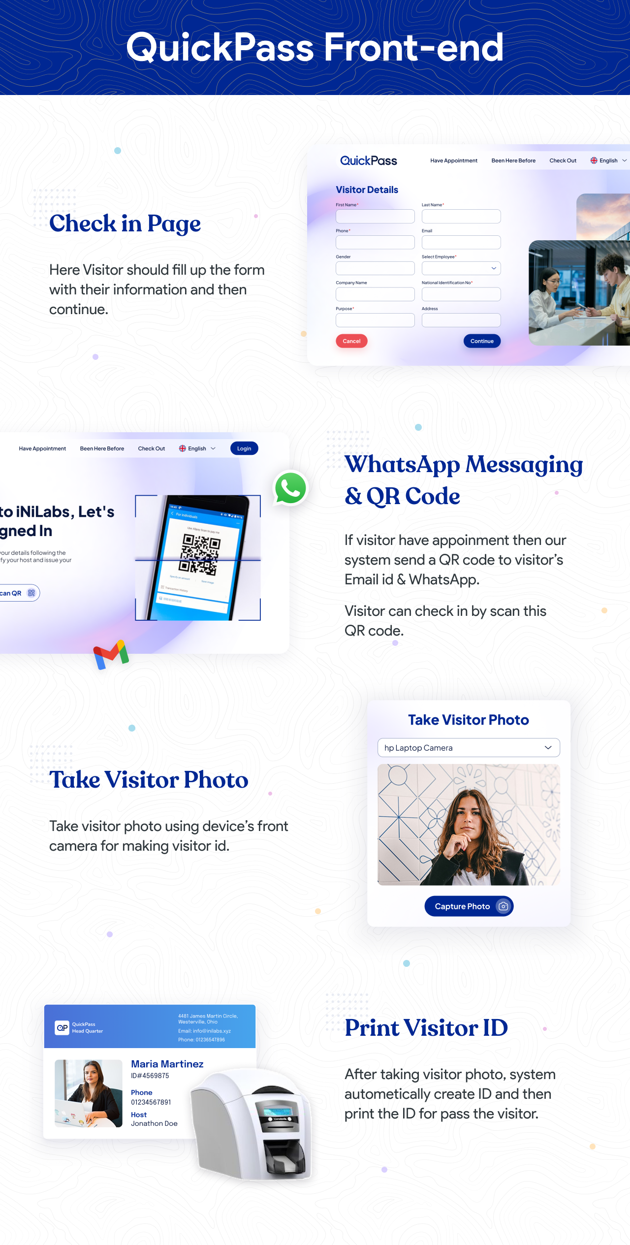 QuickPass - Appointment Booking & Visitor Gate Pass System With Qr Code